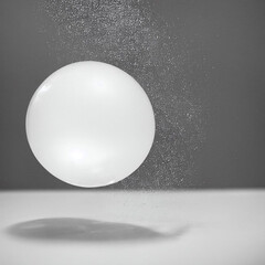 Transparent bubble texture material