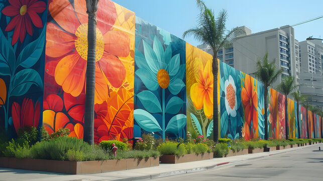 Artists working together on urban art projects and revitalizing neighborhoods