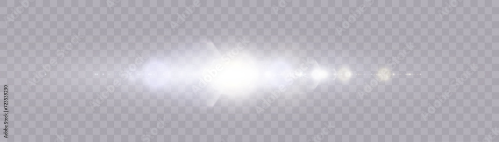 Poster glowing light effect. sparkling highlights of a bright flash with a bright flickering shimmer. vecto