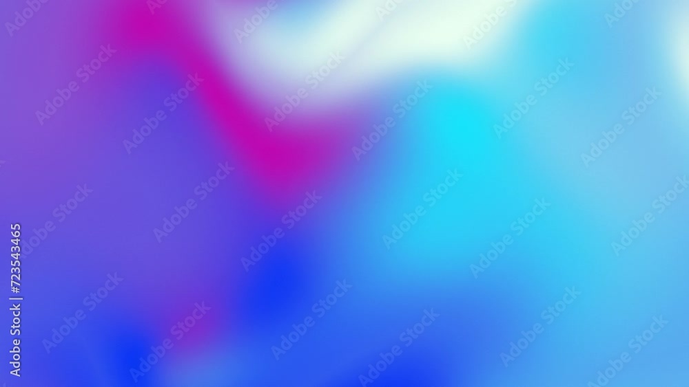 Poster liquid in gradient colors in light background, seamless loop