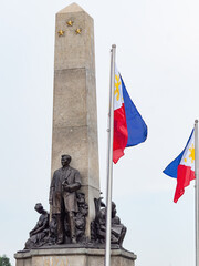 The Jose Rizal Monument in Manila, Philippines