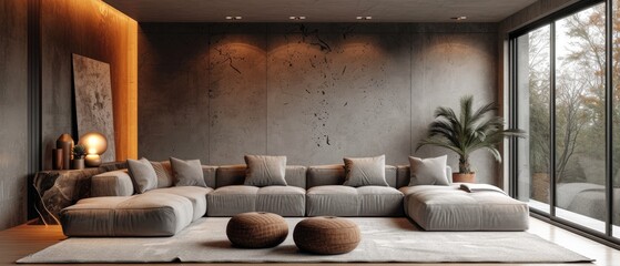 Fototapeta na wymiar luxury_interior_for_modern_living