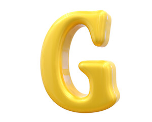 G Letter Gold 3D