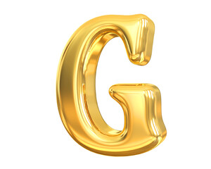 G Letter Gold 3D