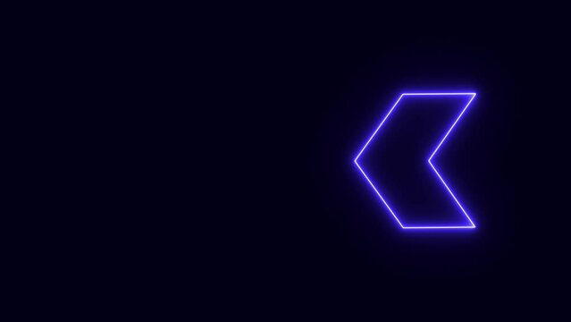 Direction arrow loading bar animation