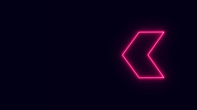 Direction arrow loading bar animation