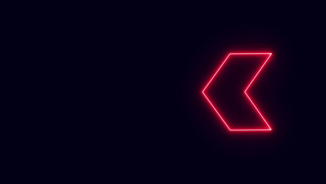 Direction arrow loading bar animation