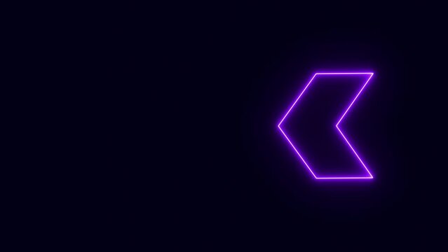 Direction arrow loading bar animation