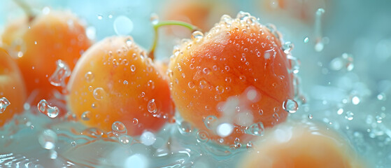 Splash of Freshness: Apricots