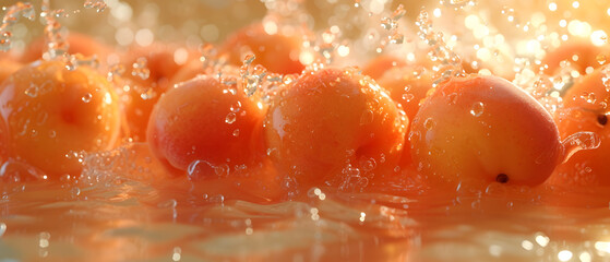 Splash of Freshness: Apricots