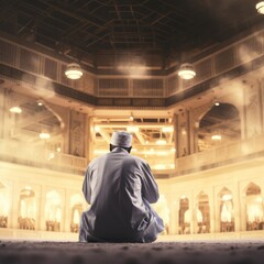 The Daily Prayer of a Muslim Man