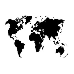A map of the world