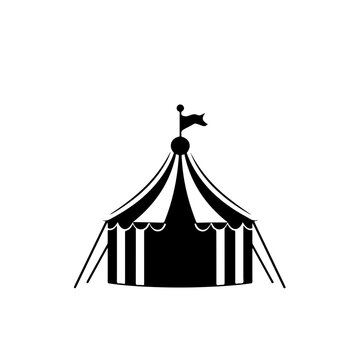 A Monochrome circus tent