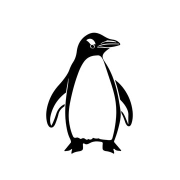 A simple penguin outline