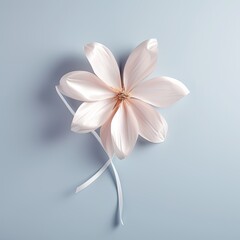surfaceshaped flower with strip of white paper attached, 32k uhd, high quality photo, isolated background, stock photo style --ar 1:1 --v 5.2 Job ID: c29763d0-a20e-433d-90fe-fccf11f461cb