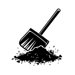 Cleaning Off Dirt Logo Monochrome Design Style