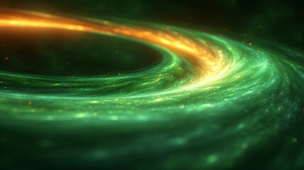 Twirl green hole looping background