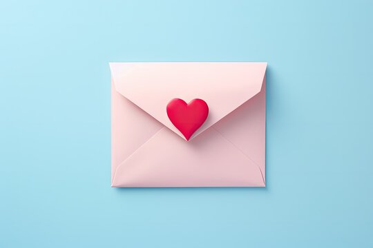 a beige envelope with a pink heart inside, 32k uhd, high quality photo, blue background, stock photo style --ar 3:2 --v 5.2 Job ID: e86b886f-0645-4d42-959e-ea2e1e7a1442