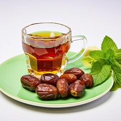 Three Figs and a Glass of Tea