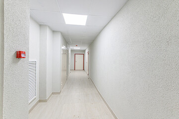 interior public place, house entrance. doors, walls, corridors staircase