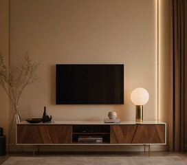 A refined, minimalist backdrop with subtle accents and a harmonious color palette, projecting an image of understated luxury and sophistication