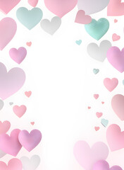 3d-hearts-adorning-a-pastel-gradient-backdrop-simplicity-embracing-a-minimalist-design-soft