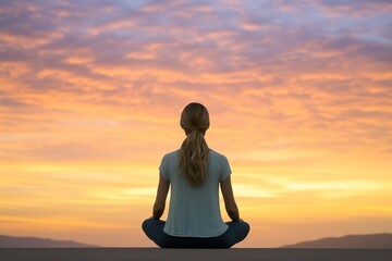 sunset meditation