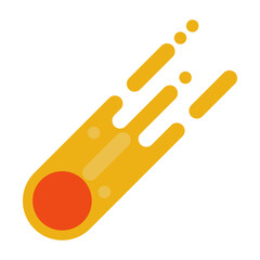 Asteroid Flat Icon