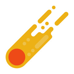 Asteroid Flat Icon