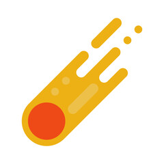Asteroid Flat Icon