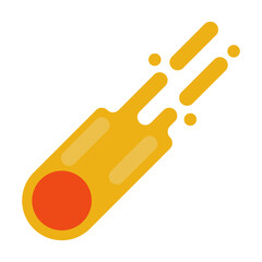 Asteroid Flat Icon