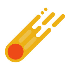 Asteroid Flat Icon