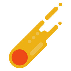 Asteroid Flat Icon