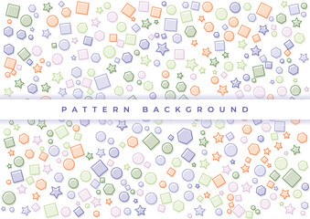 colorful geometric seamless pattern background