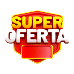 Special offers for Brazilian campaign 3d rendering super ofertas 