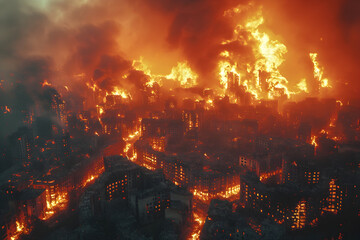 Devastating Fire Engulfs City