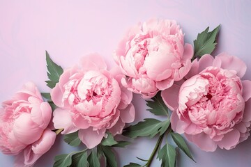Pink Peonies in Bloom