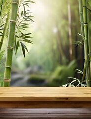 Obraz premium bamboo forest background