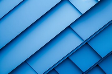 Fototapeta premium Matte azure background with a subtle gradient, interrupted by sharp, angular silver lines