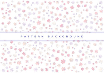 colorful flower pattern background design