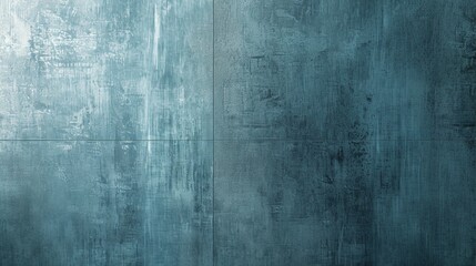 Fototapeta premium Light steel blue square with a metallic, brushed steel look, sleek and modern