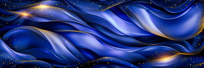Abstract Liquid Wave Background Design with Bright Futuristic Patterns and Shiny Effects