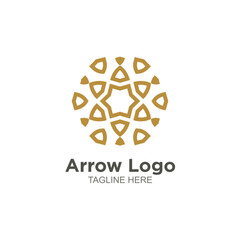 Business arrow logo element design