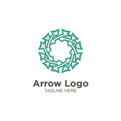 Business arrow logo design