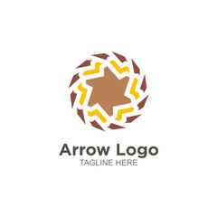 Business arrow logo design