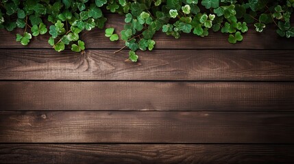 Lush green ivy wall