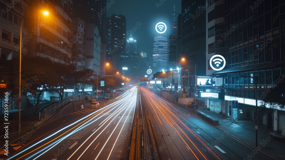 Aufkleber digital connectivity: unveiling the wireless network through flyers