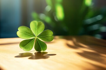 Lucky Shamrock Clover Leaf - Symbol of Irish Heritage