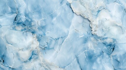 Obraz premium A serene sky blue marble, with delicate veining, suitable for a peaceful meditation room, in high-resolution