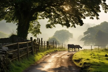 Captivating Rural Landscapes: Fields, Meadows, Farms, Livestock, and Rural Houses